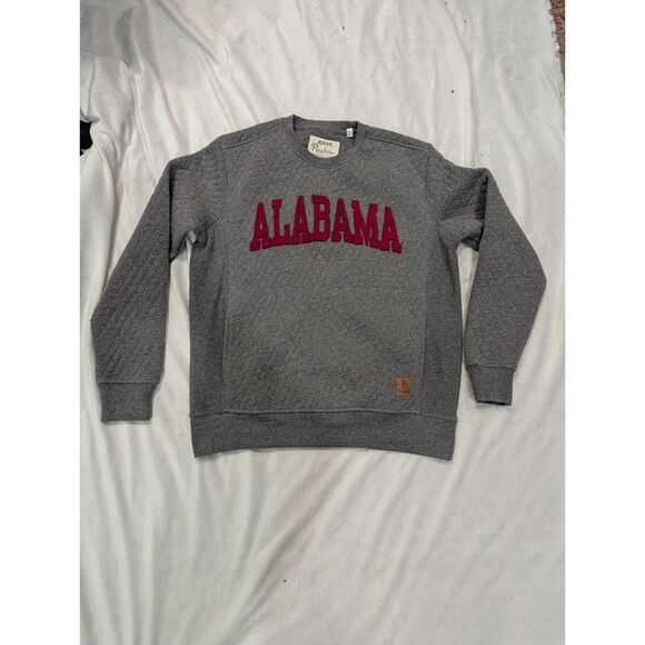 Alabama Crimson Tide NCAA Moose Quilted Pullover Sweater Pressbox Medium - Picture 1 of 4